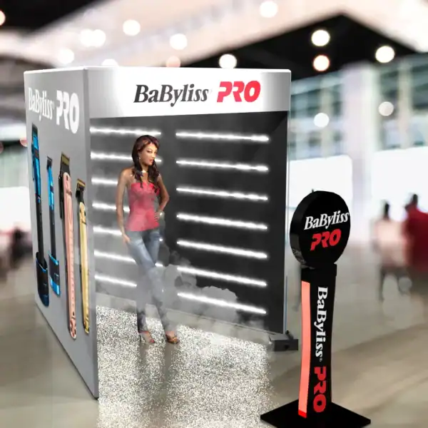 Florida brand activation photo booth at a corporate event