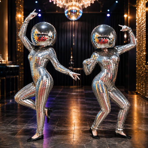 2 Disco Ball Dancers