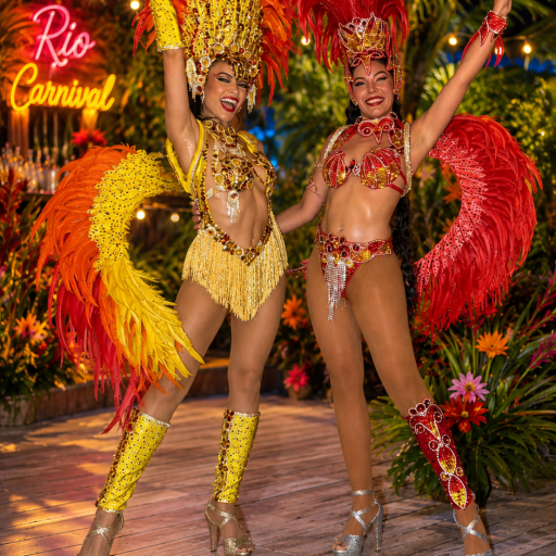 Florida Hora Loca Samba dancers performing at an event